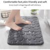 2 Pack Memory Foam Bath Mat, Bathroom Rugs Super Water Absorbent, Machine Washable Bath Rugs for Tub, Quick Drying Mat for Bathroom