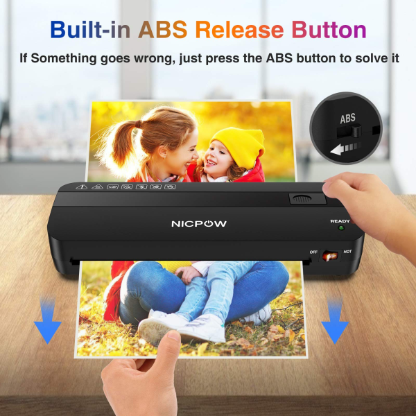 NICPOW A4 Laminator Machine - Image 3