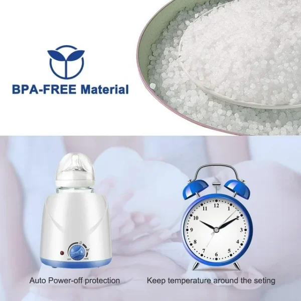 Fast Baby Bottle Warmer with Smart Temperature Control and Automatic Shut-Off