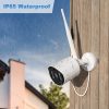 NICPOW 4pcs Security Wired Camera System, 8CH 3MP NVR Home Security, 1080P IP Security Surveillance Cameras with Color Night Vision, IP66 Waterproof, for Indoor Outdoor, No HDD (Wireless Wi-Fi) (Copy)
