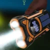 SUNOYAR Emergency Weather Radio WB/AM/FM with 5000mAh Portable Power Bank, USB Solar Hand Crank Charging, Battery Operated, SOS Alarm & Flashlight for Indoor Outdoor Emergencies