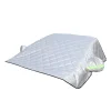Car Windshield Snow Cover, Winter Windshield Cover for Ice Frost with Magnetic Edge, Protect in All Weather Fit Most Cars and SUV, Silver