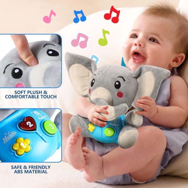 Life - Baby Toys 3-6 Months, Baby Musical Toys Elephant, Infant Toys 0-6 Months, Elephant Baby Stuff, 3 Month Baby Toys, 4 Month Baby Toys, Newborn Toys 0 3 Months, Toys for Infants 0-6 Months