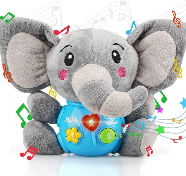 Life - Baby Toys 3-6 Months, Baby Musical Toys Elephant, Infant Toys 0-6 Months, Elephant Baby Stuff, 3 Month Baby Toys, 4 Month Baby Toys, Newborn Toys 0 3 Months, Toys for Infants 0-6 Months