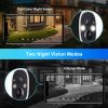 NICPOW Wireless Security Camera, 2K WiFi Camera with Outdoor Night Vision, IP65 Outdoor Waterproof Camera for Home Security System, Surveillance Camera with PIR Motion Sensor, 2 Way Audio