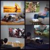 NICPOW Video Projector with 100" Projector Screen