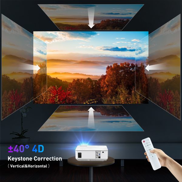 NICPOW Native 1080P Video Projector - Image 5